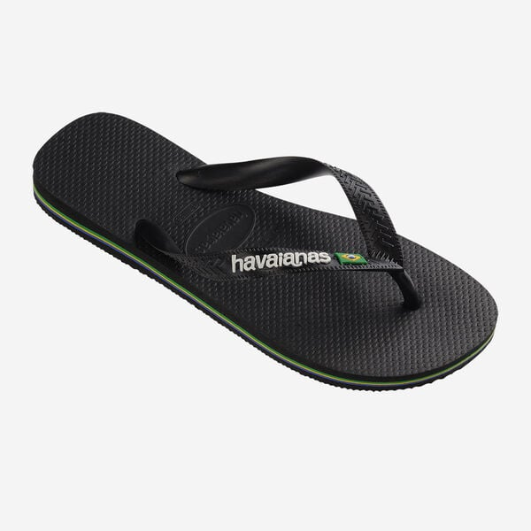 HAVAIANAS KIDS BRASIL LOGO BLACK/BLACK