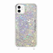 COQUE IPHONE 11 paillettes holographiques avec anneaux