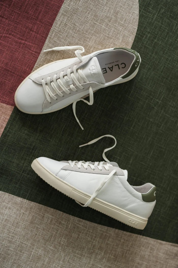 BRADLEY CALIFORNIA WHITE LEATHER OLIVE