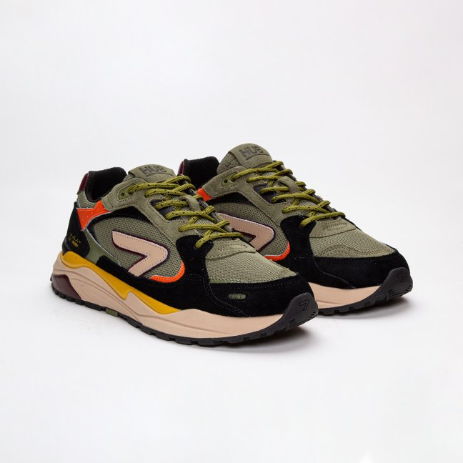 Slam-M S43 Moss Green/Oat Milk/Oat Milk-Black
