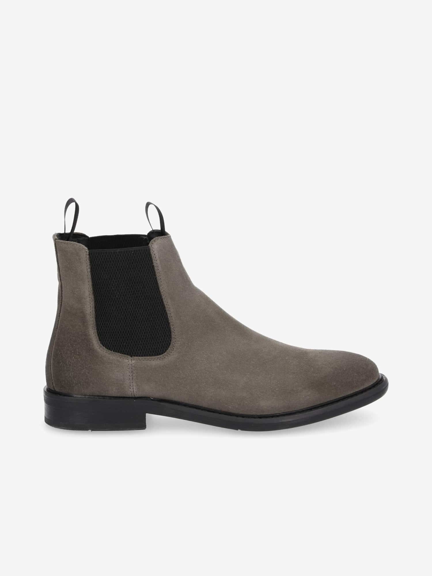 PILOT CHELSEA M SUEDE ELEPHANT/BLACK