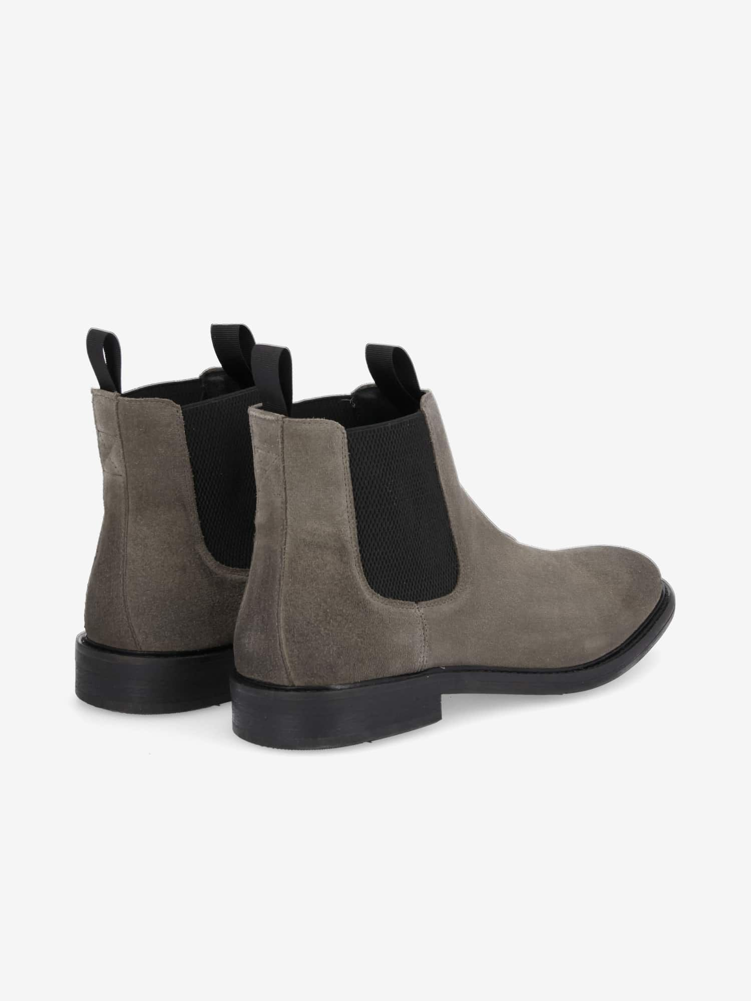 PILOT CHELSEA M SUEDE ELEPHANT/BLACK