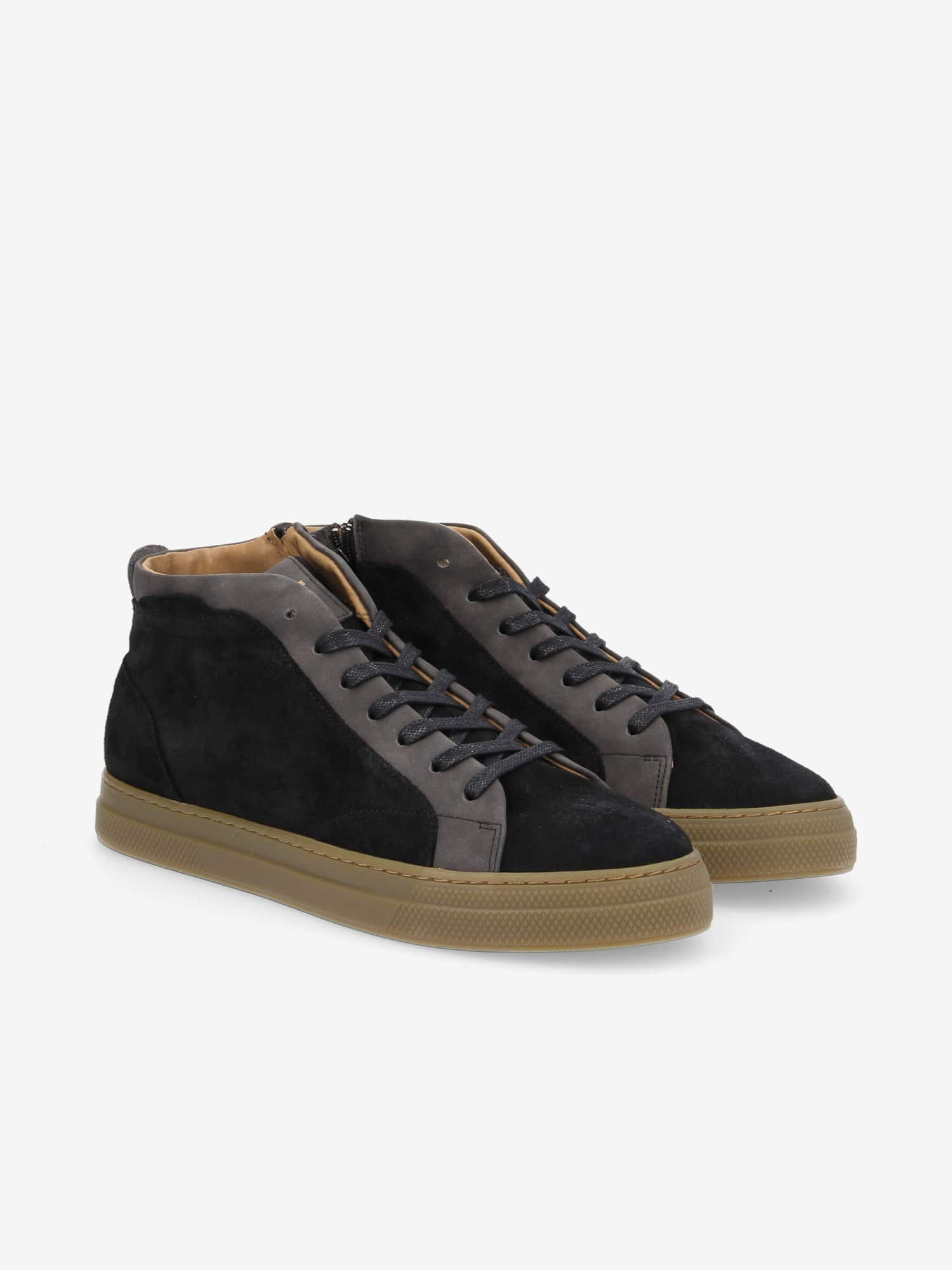 SPARK MID ZIP SUEDE/BRONX BLACK/BLACK
