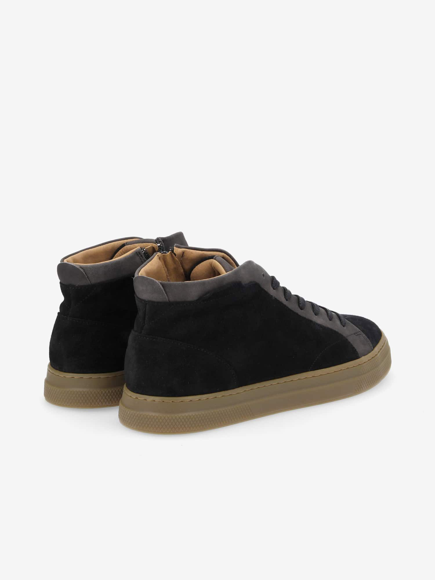 SPARK MID ZIP SUEDE/BRONX BLACK/BLACK