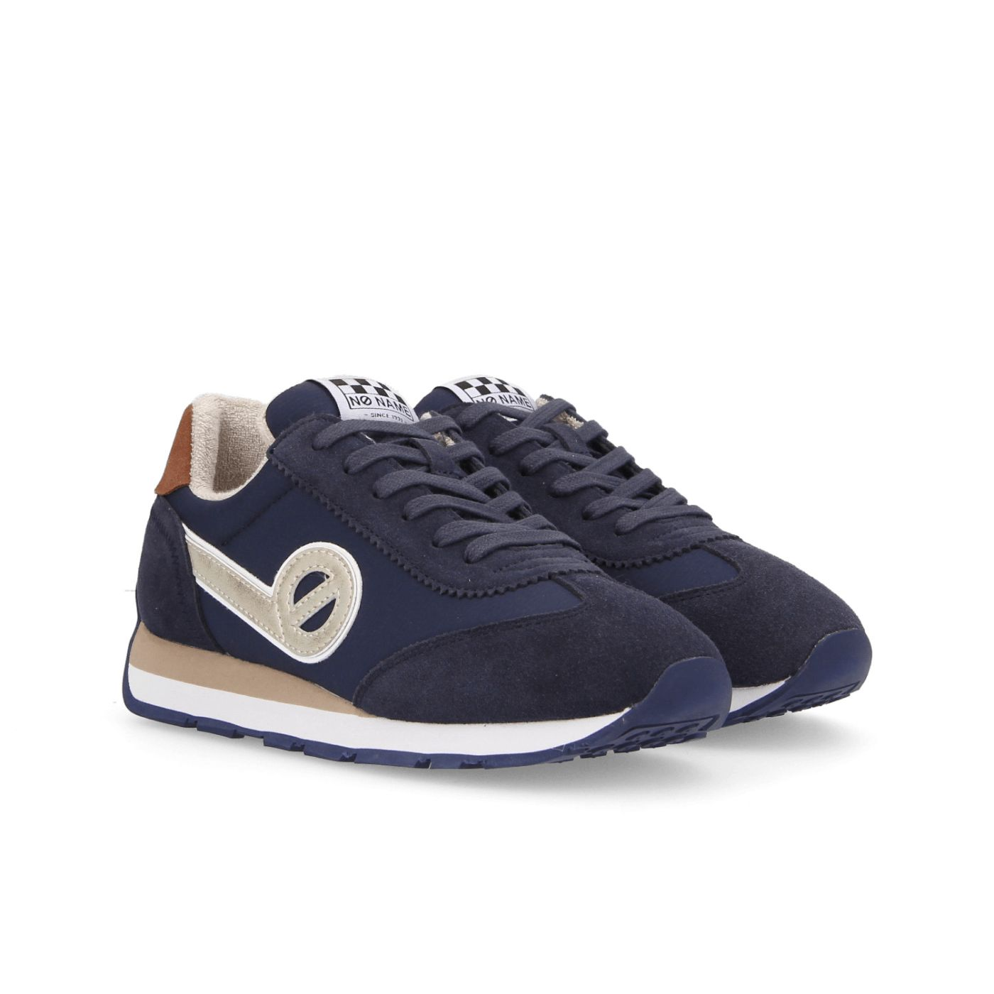 CITY RUN JOGGER W SUEDE/SQUARE NAVY/NAVY