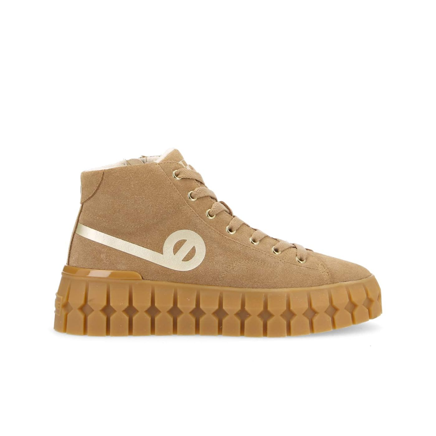 PLAY MID W SUEDE/PRINT NUTS/L.GOLD
