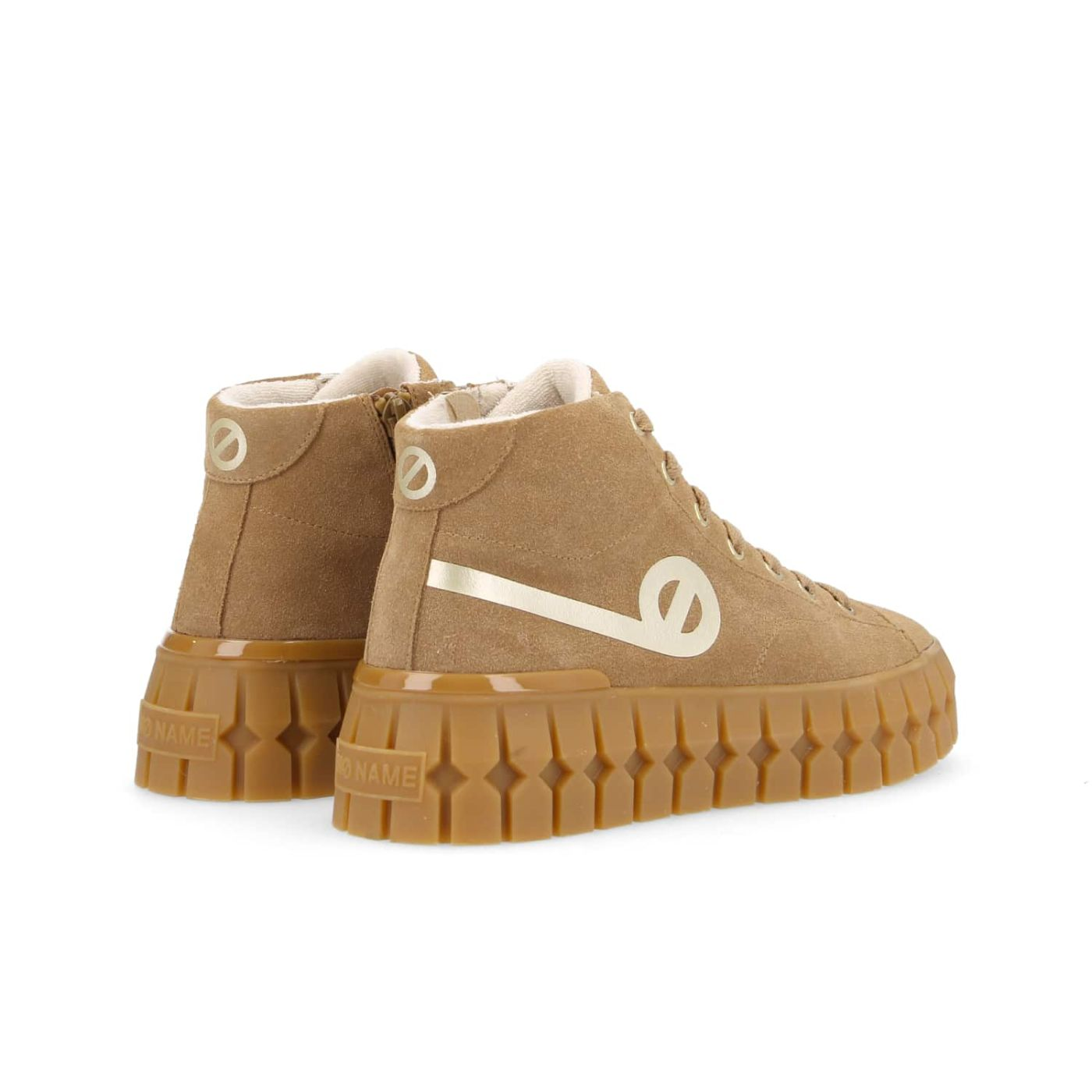 PLAY MID W SUEDE/PRINT NUTS/L.GOLD