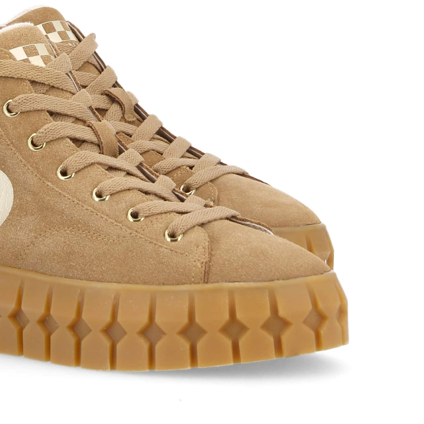 PLAY MID W SUEDE/PRINT NUTS/L.GOLD
