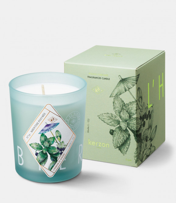 BOUGIES PARFUMÉES 190g - Menthe Poivrée (Menthe & Sauge)