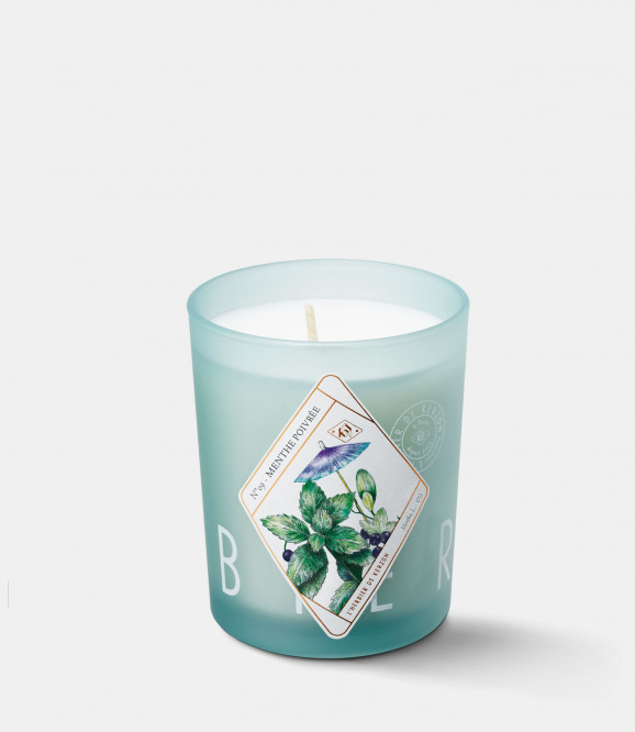 BOUGIES PARFUMÉES 190g - Menthe Poivrée (Menthe & Sauge)
