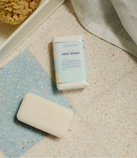 SAVON SOLIDE SURGRAS - Petit Grain (néroli & fleur d'oranger)