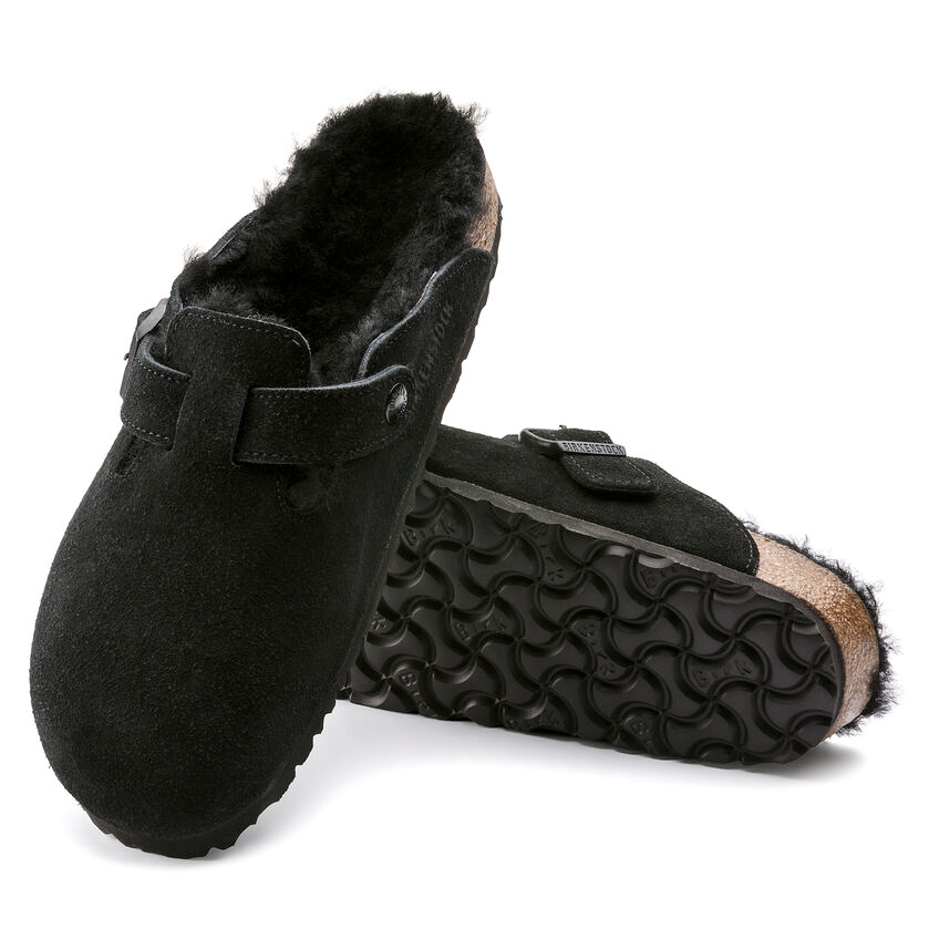 Boston Shearling - Suède Black