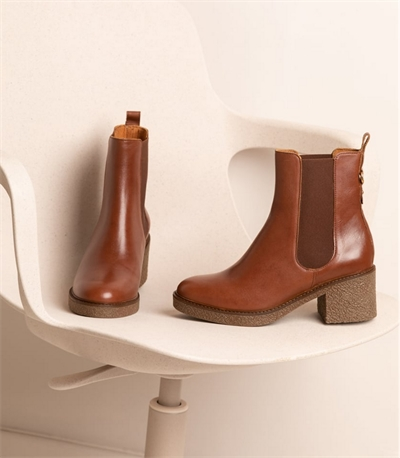ALMA CUIR LISSE COGNAC