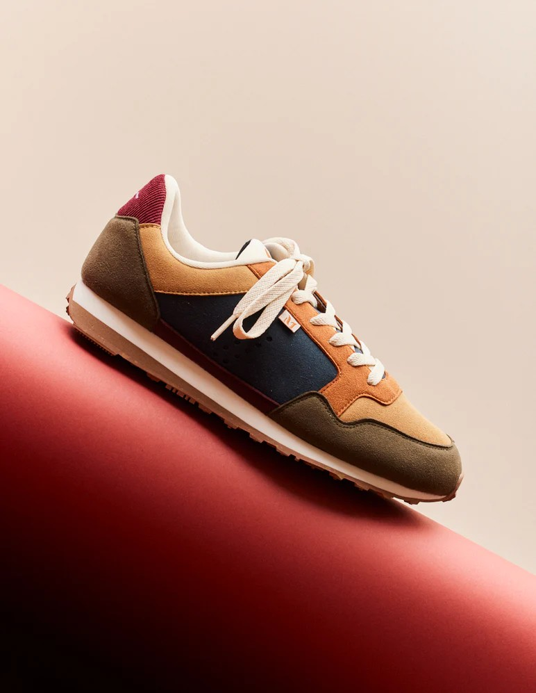 Gabriel - Ultrasuède kaki beige terracotta