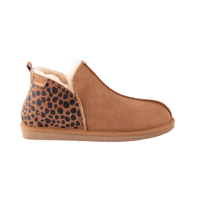Annie slippers Leopard chestnut