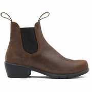 Women Heel Chelsea Boots 1673 Antique Brown