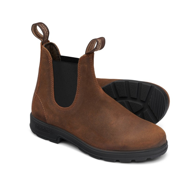 Original Chelsea Boots 1911 Waxed Suede Tobacco