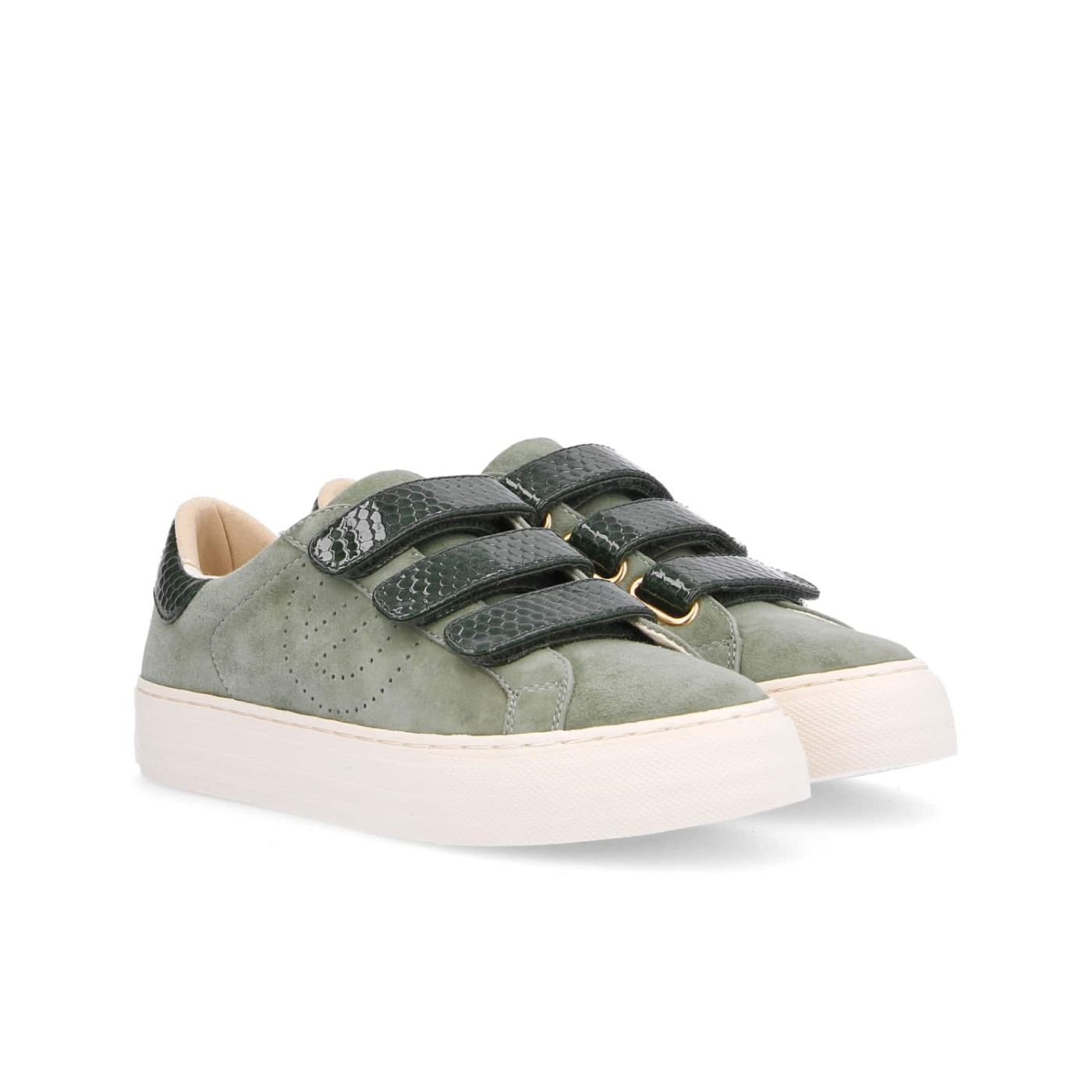ARCADE STRAPS PERFOS G.SUEDE/ECAILLE OLIVE/OLIVE