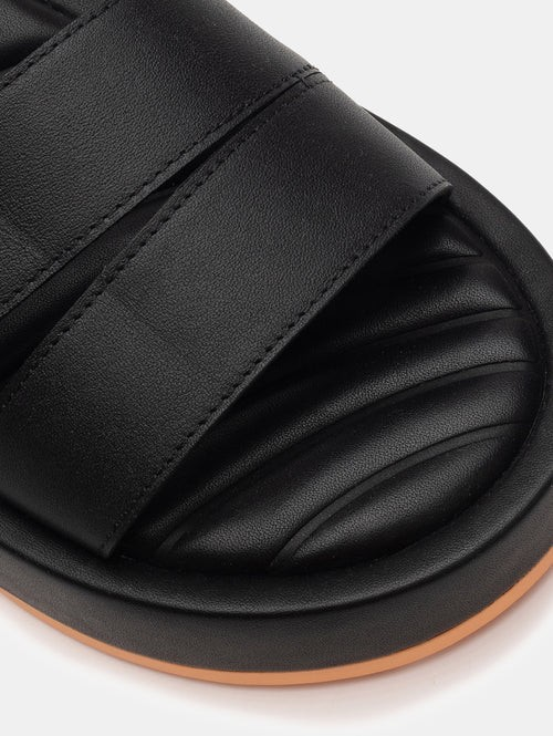 Sandalia tiras TOWN negro