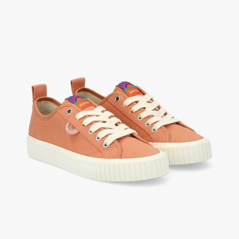 STOMP SNEAKER W ORGANIC CANVAS CLAY