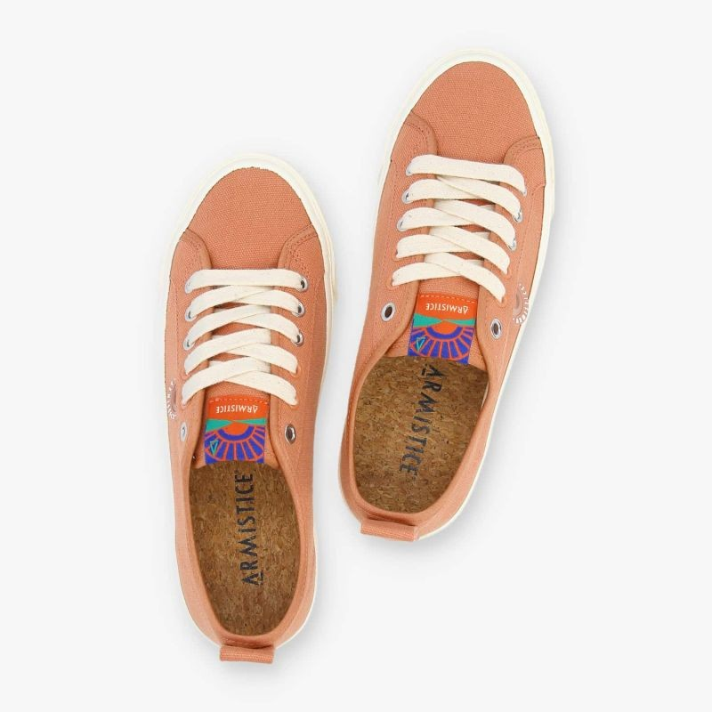STOMP SNEAKER W ORGANIC CANVAS CLAY
