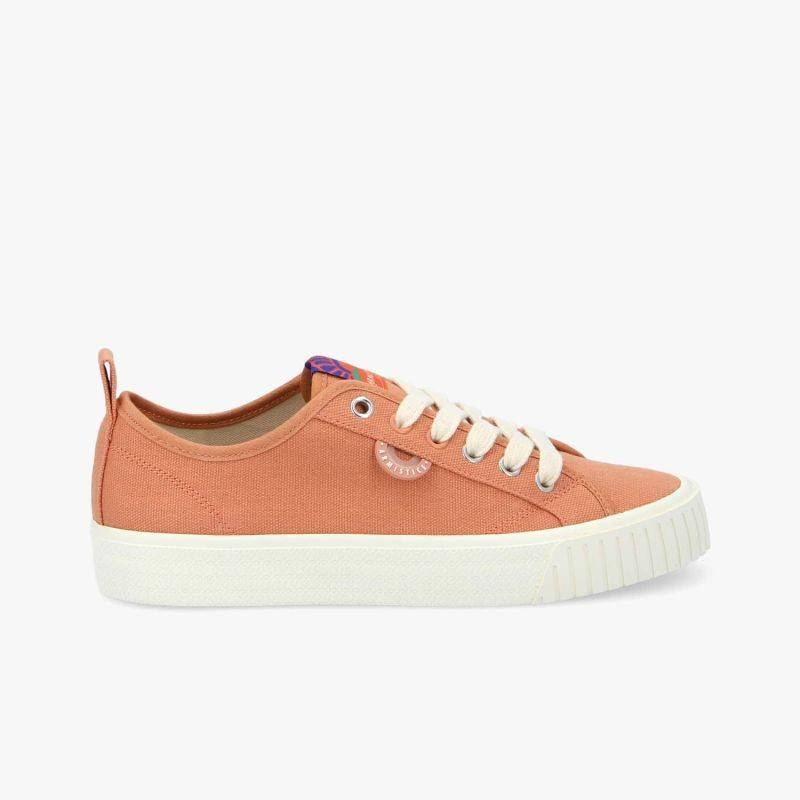 STOMP SNEAKER W ORGANIC CANVAS CLAY