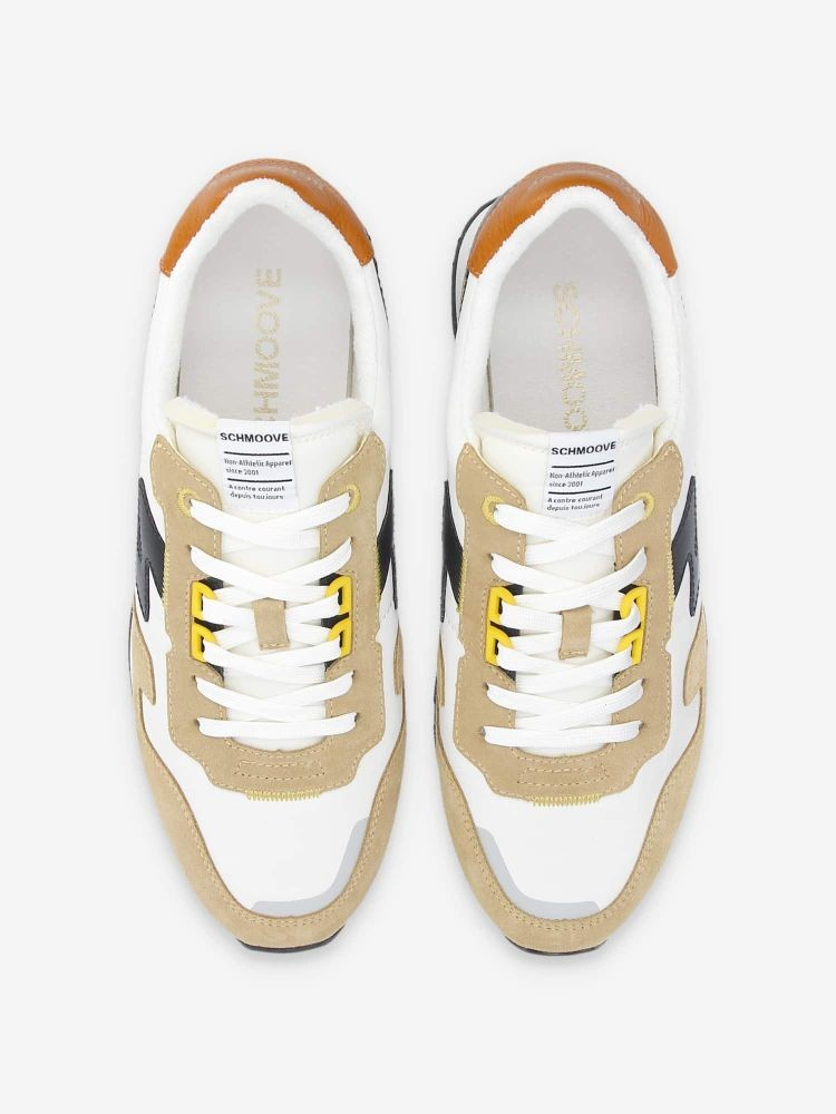 ATHENE RUNNER M SUEDE/NYL/NAPPA CAMEL/DOVE/BLACK