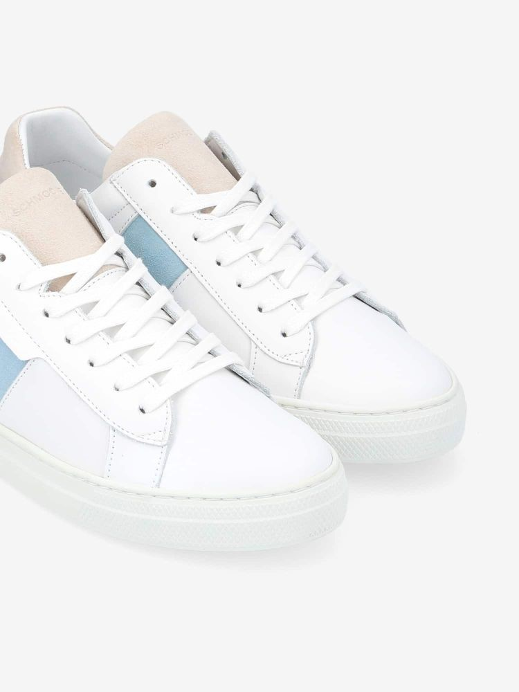 SPARK GANG M NAPPA/SUEDE/SDE WHITE/DOVE/CIEL