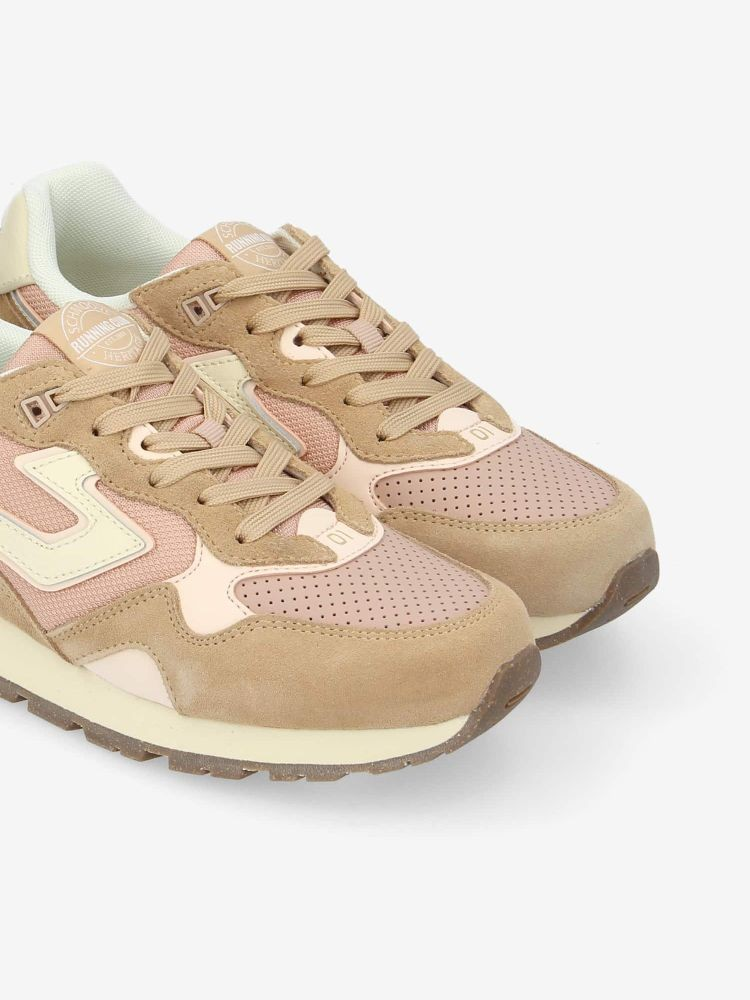 CAPE COD RUNNER W SUEDE/MESH/NAP. NUDE/SKIN/DOVE