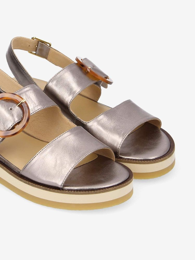 SIGUI SANDALE W COWMETAL METAL PINK