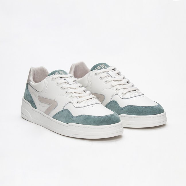 Court L68 Off White/Bone/Leaf Green/Off White