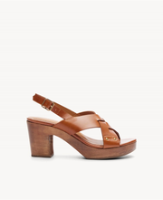 Sabots n°607 - Cuir - Cognac