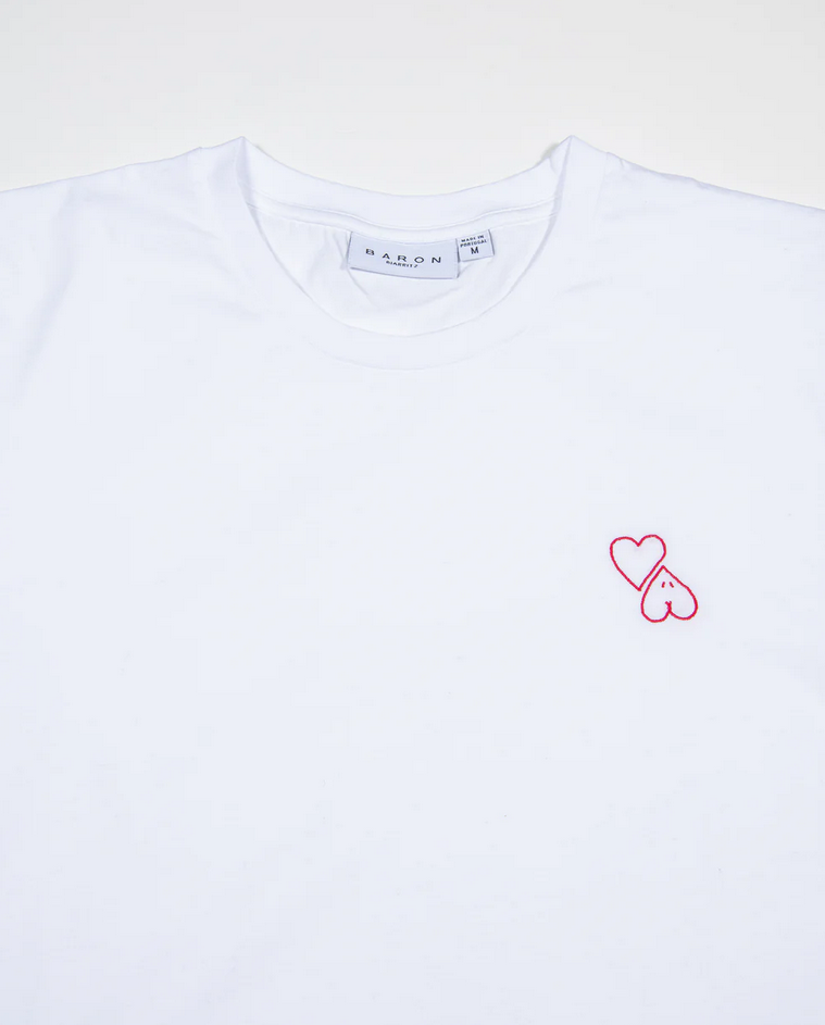 T-SHIRT - LOVER - Blanc