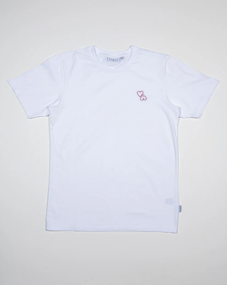 T-SHIRT - LOVER - Blanc