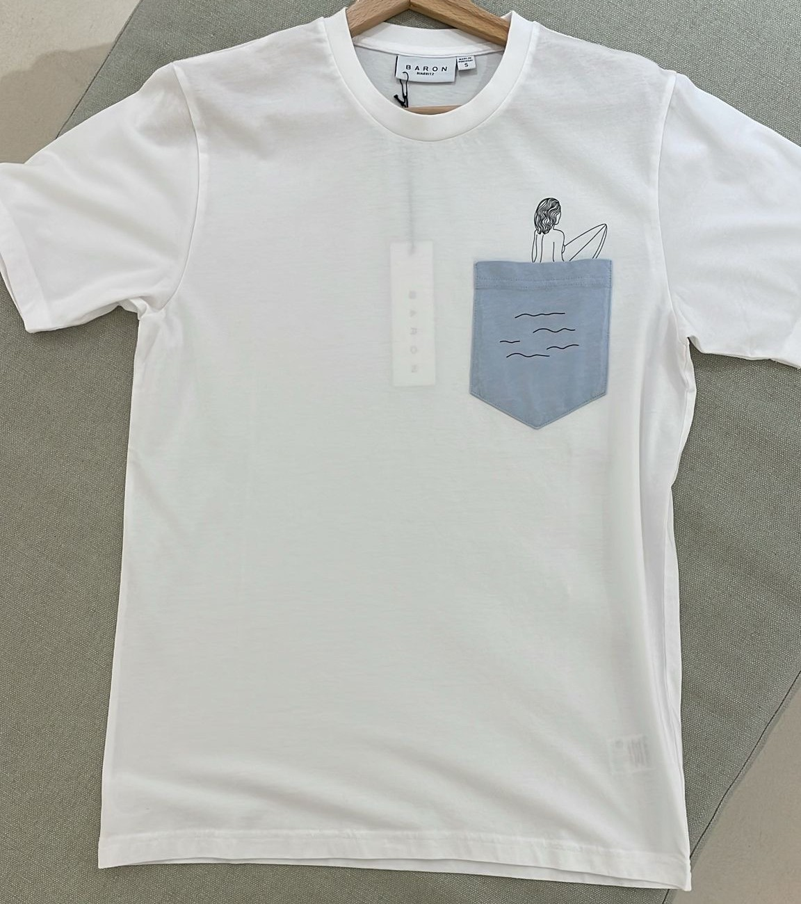 T-SHIRT - SURFEUSE - Bleu gris