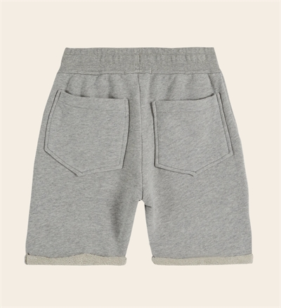 SHORT MOLLETON - GRIS CHINE