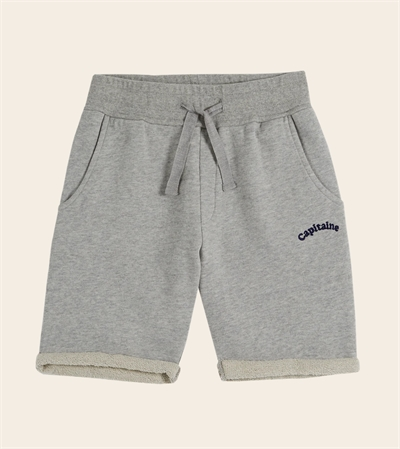 SHORT MOLLETON - GRIS CHINE