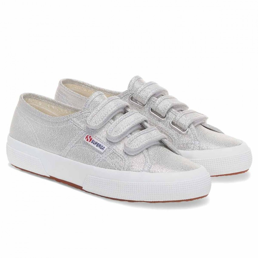 2750 STRAPS LAME Grey Silver