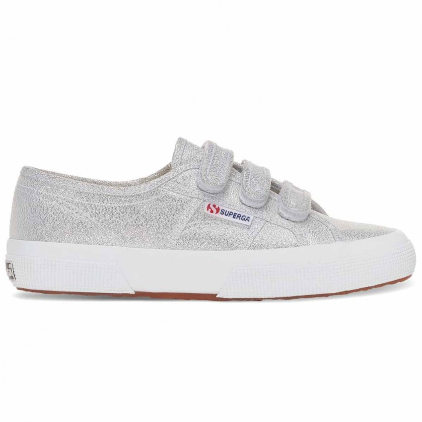 2750 STRAPS LAME Grey Silver