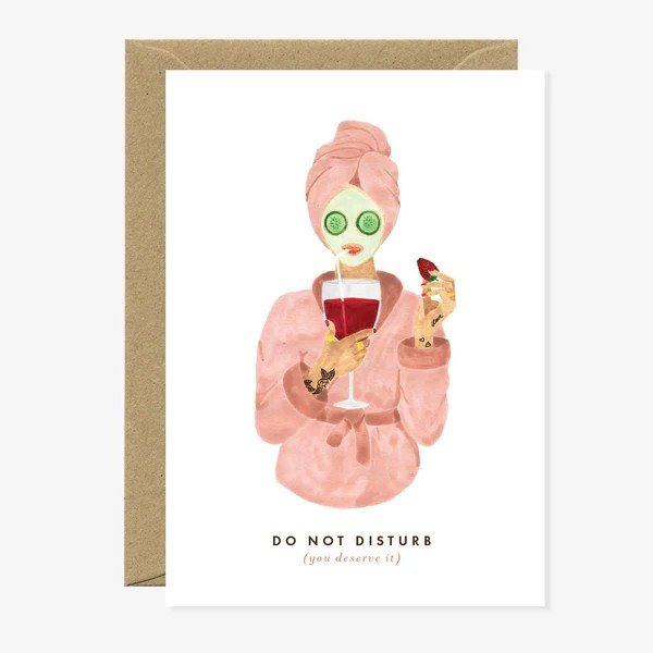 Carte de voeux - Do not disturb