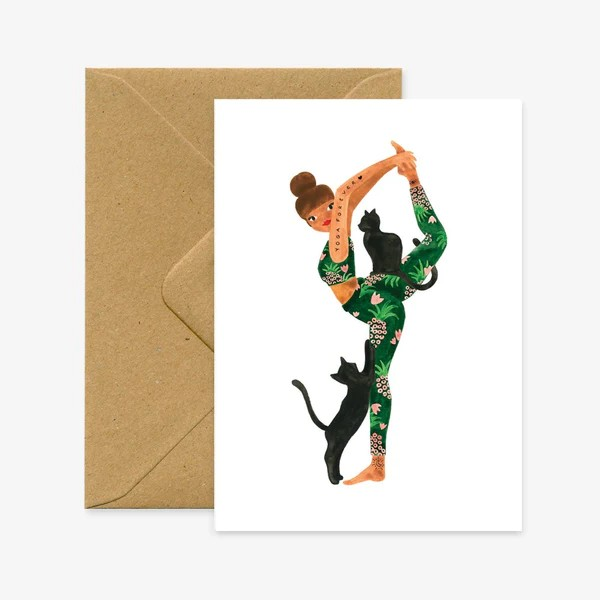 Carte de voeux - Yoga Forever