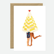 Carte de voeux - Beach Umbrella