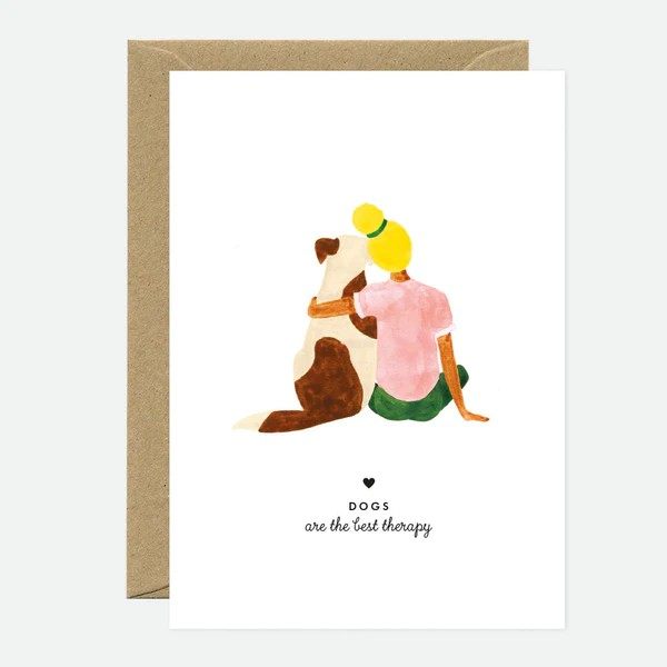 Carte de vœux - Dog Therapy