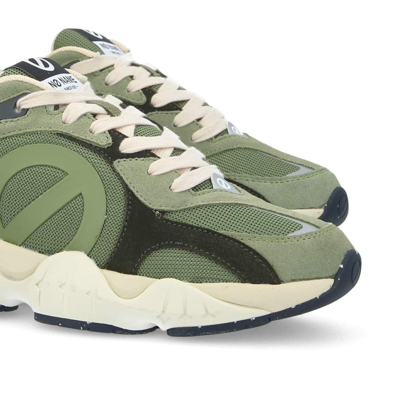 KRAZEE RUNNER M SUEDE/REC.KNIT TILLEUL/OLIVE