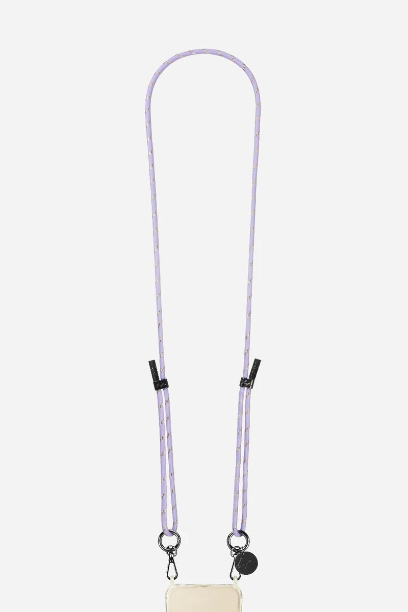 Lanière cordon Liam Violet et doré