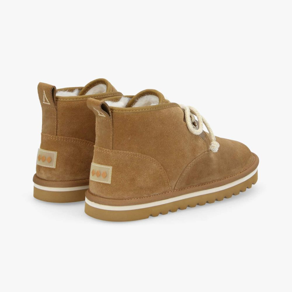 BOULD BOOTS W SUEDE NUTS