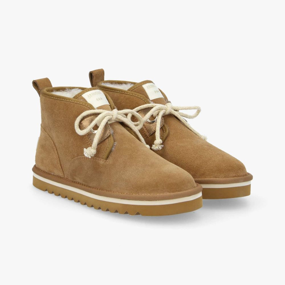 BOULD BOOTS W SUEDE NUTS