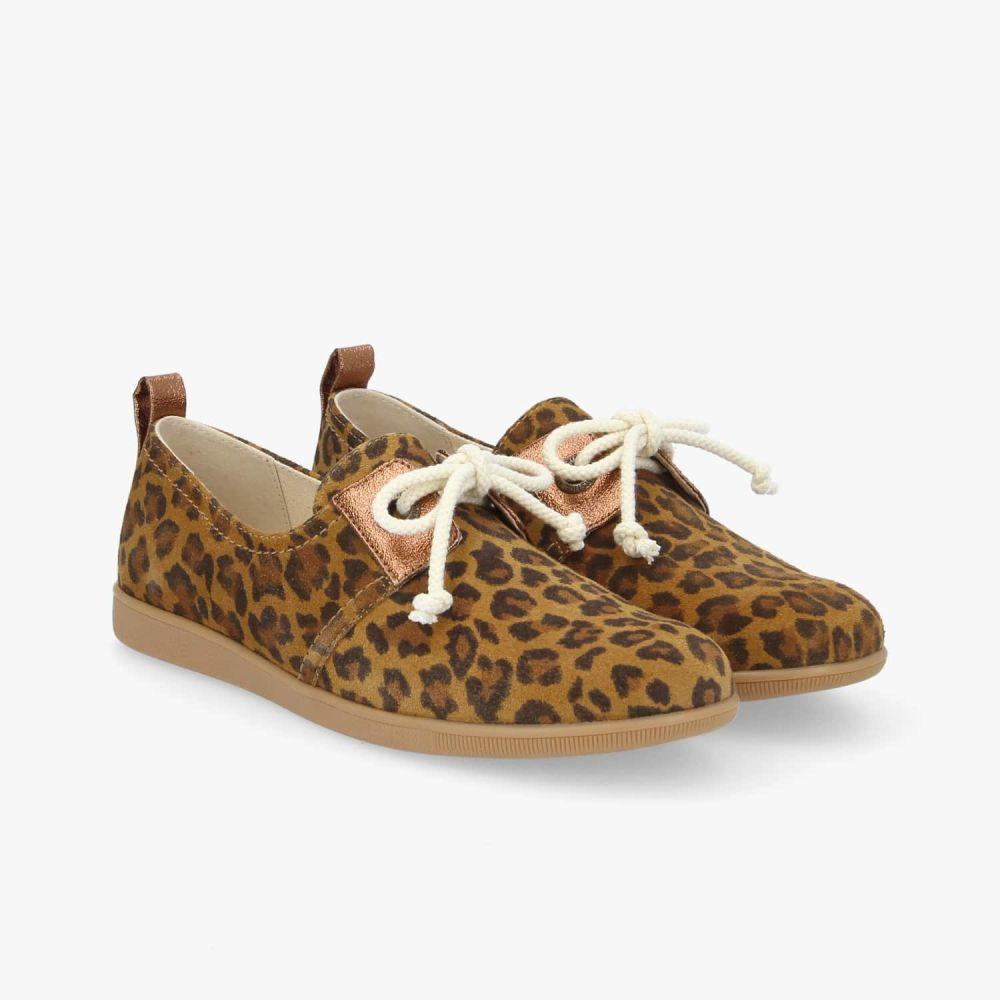 STONE ONE W SUEDE LEO CAMEL