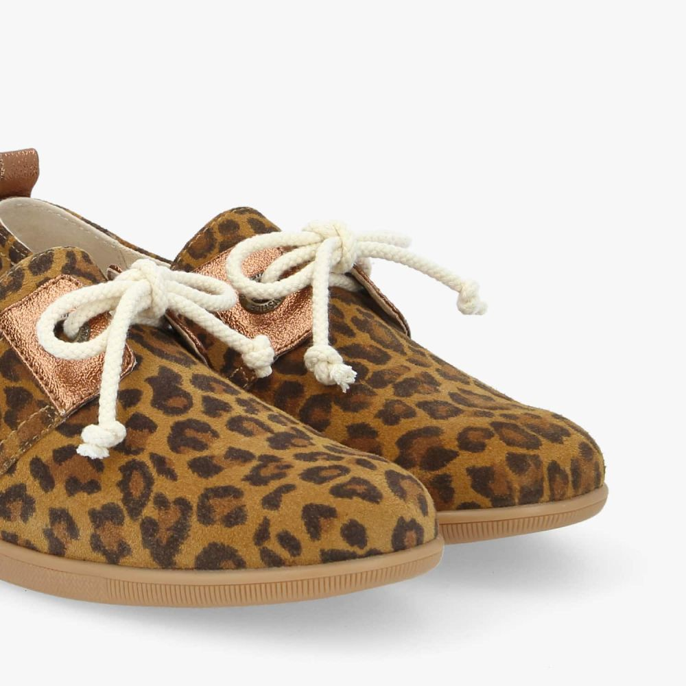 STONE ONE W SUEDE LEO CAMEL