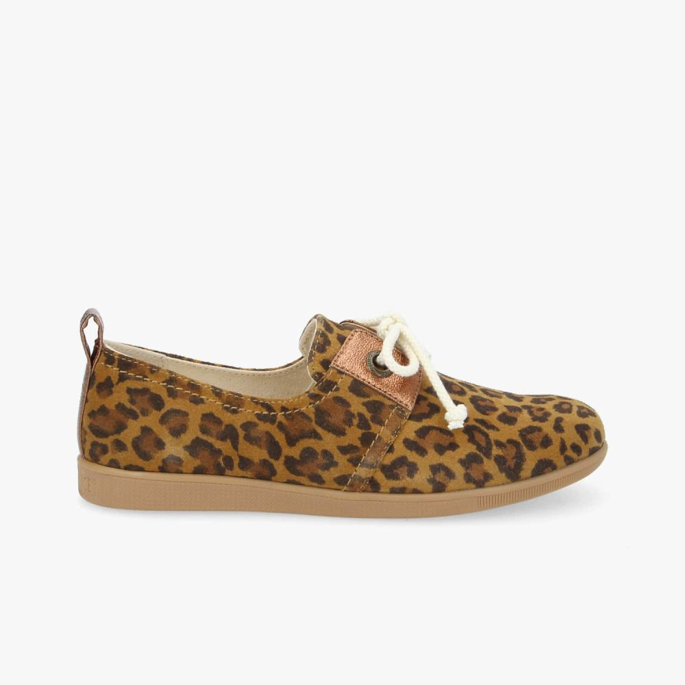 STONE ONE W SUEDE LEO CAMEL